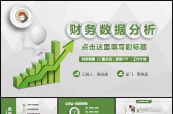 金融理財行業數據分析調研PPT模板