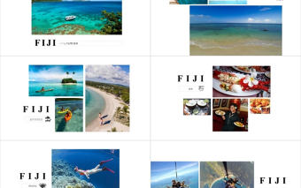 圖文旅游相冊PPT模板