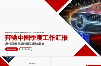 汽車工業能源工作總結匯報PPT模板