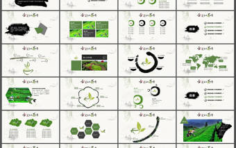 茶葉茶藝茶道茶文化PPT模板