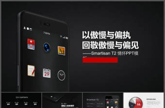 錘子手機T2宣傳介紹PPT作品