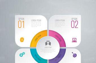 精美商務(wù)信息統(tǒng)計圖表設(shè)計矢量素材