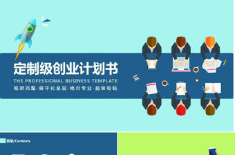 扁平化互聯網電商商務創業計劃書