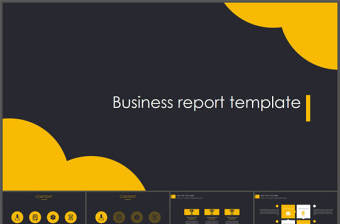 黑黃配色動態(tài)簡約PPT模板