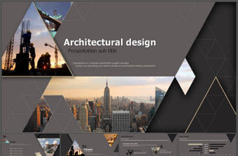 建筑工程歐美風PPT模板