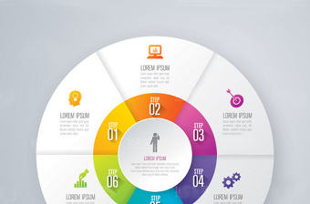 精美商務(wù)信息統(tǒng)計圖表設(shè)計矢量素材