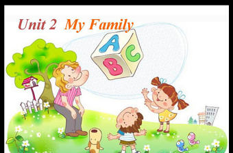 卡通英語課件PPT模板下載