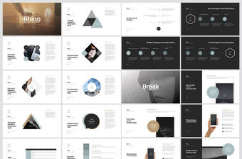 歐美高端MAC模板扁平化商務簡約設計動態動畫模板Keynote