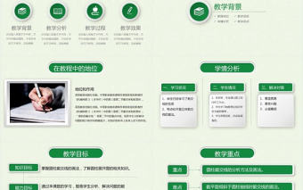 極簡(jiǎn)綠色信息化教學(xué)課程匯報(bào)課件培訓(xùn)通用PPT模板