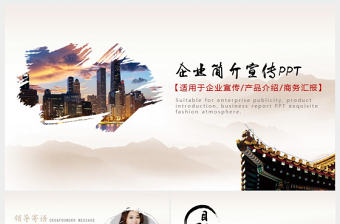 中國風水墨文化公司簡介企業介紹宣傳PPT