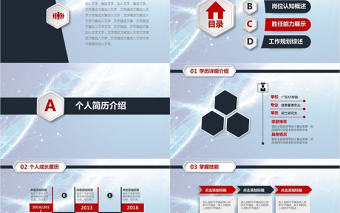 行業就業指導PPT模板