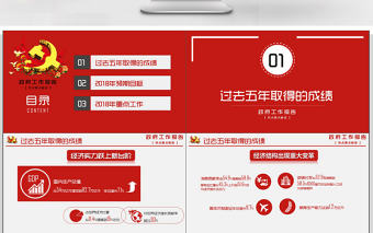 2018全國兩會政府工作報告ppt