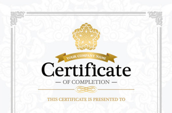 2021年歐式證書花紋矢量圖片