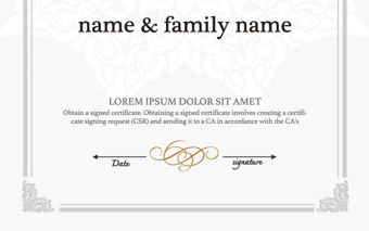 2021年歐式證書花紋矢量圖片