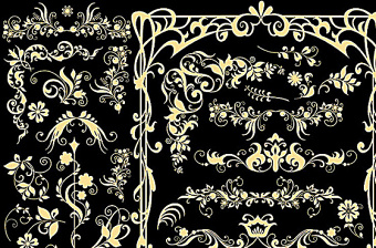 歐式花紋圖片