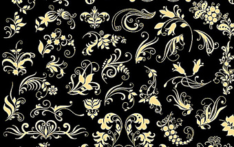 歐式花紋圖片