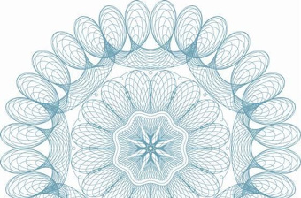 證書底紋分層素材