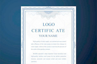 2021年歐式證書矢量素材圖片