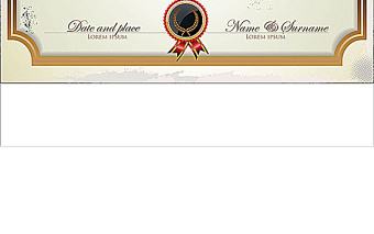 金色榮譽(yù)證書模板