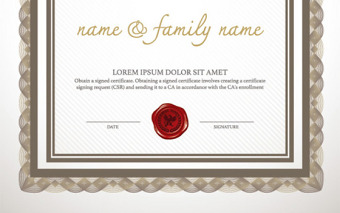 2021年歐式證書花紋矢量圖片