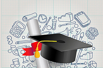 博士帽與畢業(yè)證書矢量素材圖片 博士帽與畢業(yè)證書矢量素材圖片