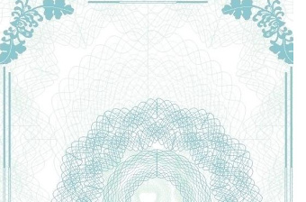 2021年藍(lán)色防偽證書紋