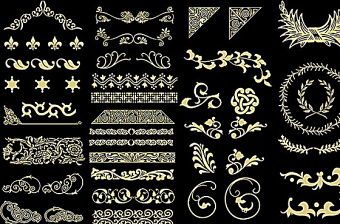 2021年歐式花紋素材圖片