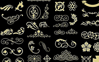 2021年歐式花紋素材圖片