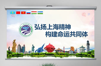 學習解讀上合組織青島峰會PPT模板