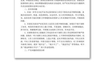 農(nóng)經(jīng)局2017年專題組織生活會(huì)班子對(duì)照檢查材料