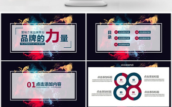 品牌的力量營(yíng)銷策劃PPT