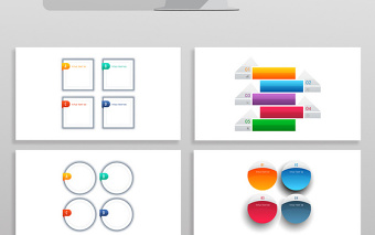 流程時(shí)間軸PPT圖表元素