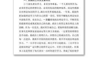 2017年軍隊基層干部工作總結范文