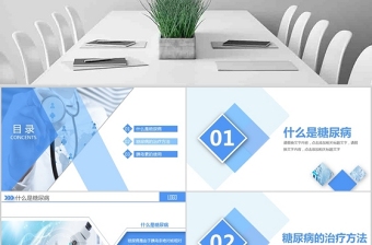 原创内容完整糖尿病健康知识宣讲PPT
