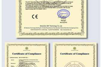 2021年原創BST認證CE證書
