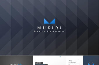 歐美風藍色個性創意公司策劃宣傳ppt模板