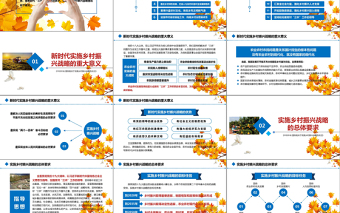 2019年黄色秋天枯叶规划PPT模板