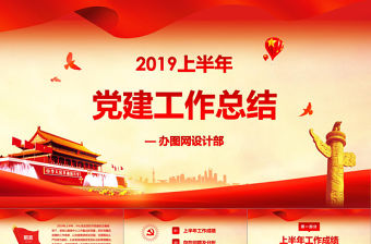 2018基層機關黨建工作總結ppt模板
