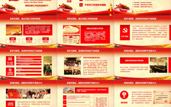 2018基層機關黨建工作總結ppt模板