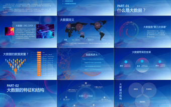 2021年大數據云計算PPT模板
