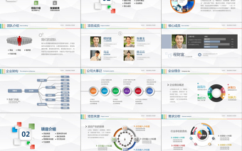 2018大氣商業(yè)策劃書創(chuàng)業(yè)計劃項目投資
