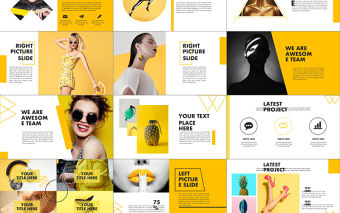 2021年橙時尚PPT模板