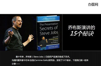 喬布斯演講15個秘決幻燈片