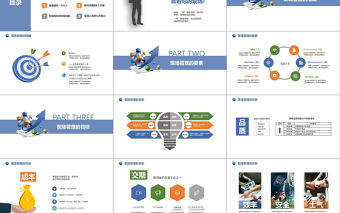 商務(wù)風(fēng)企業(yè)公司現(xiàn)場(chǎng)管理培訓(xùn)課件通用PPT模板