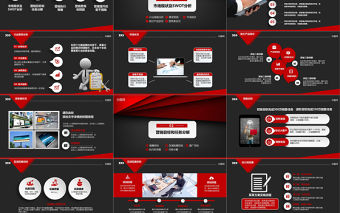 紅色大氣活動營銷策劃方案銷售策劃PPT模板
