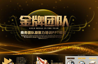 精美商務團隊凝聚力培訓PPT模板
