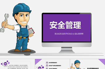 框架完整實用企業安全管理培訓PPT模板