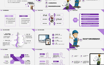框架完整实用企业安全管理培训PPT模板