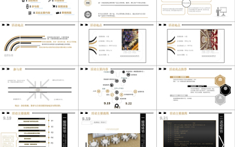 高端商务产品发布会策划活动策划PPT模板