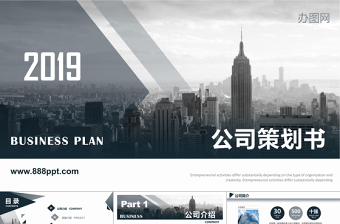灰色穩(wěn)重大氣商業(yè)計劃書企業(yè)宣傳介紹商務通用融資企劃PPT模板